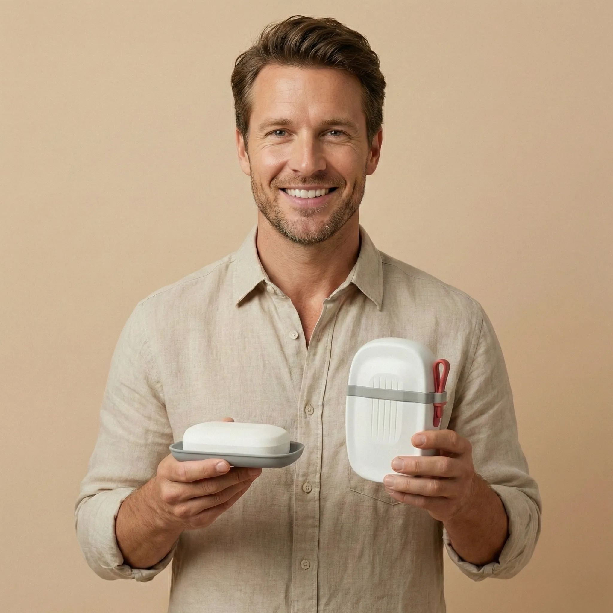 Wasserdichte Reise-Seifenbox