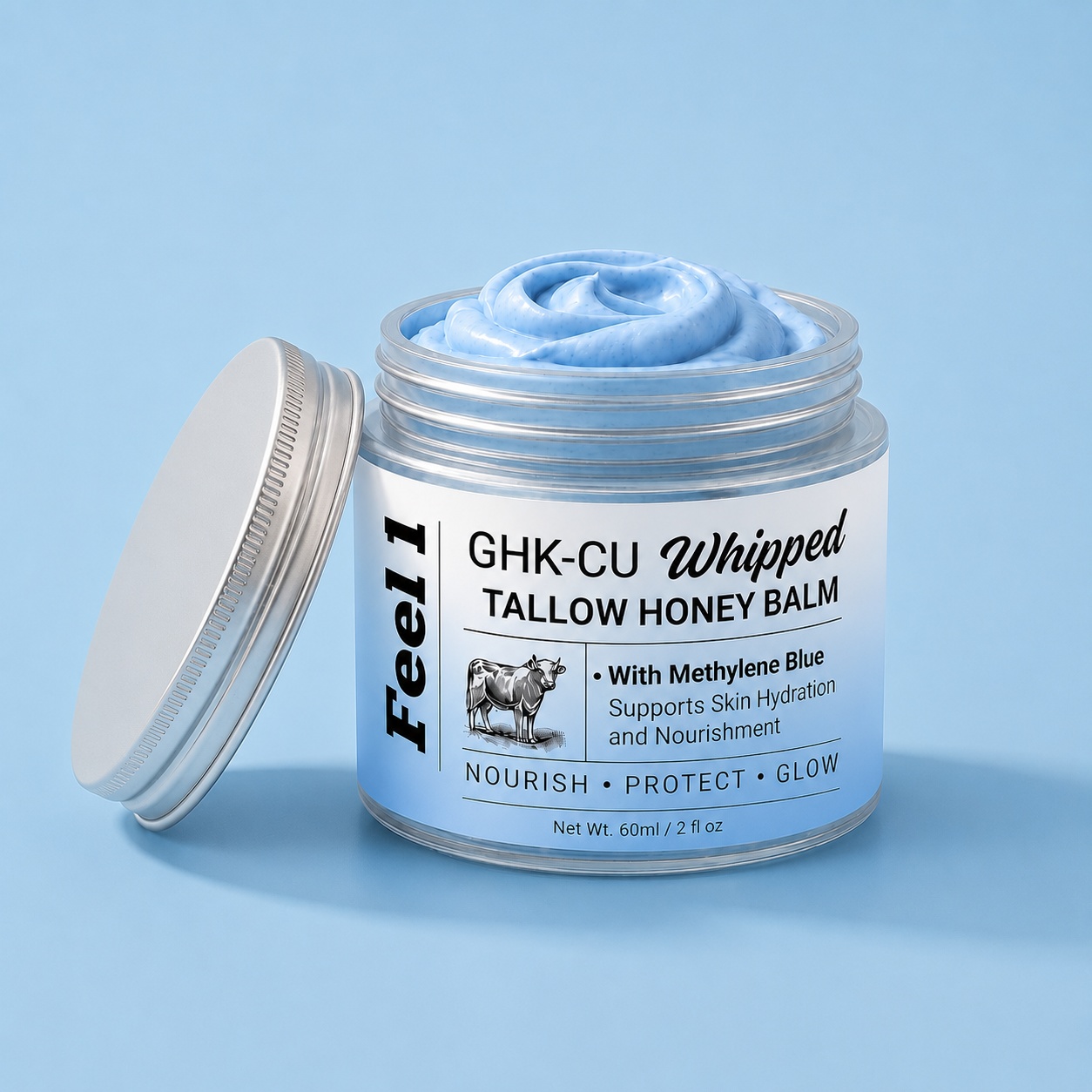 GHK-Cu Peptid Rindertalg Creme
