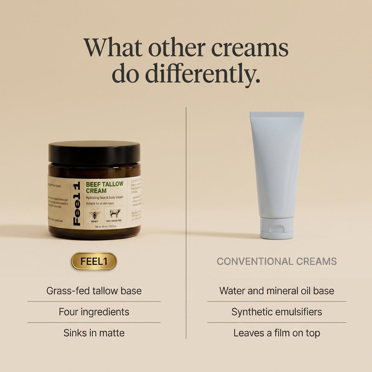 Beef Tallow Cream
