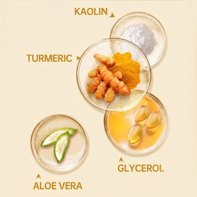 Klärende Kurkuma-Gesichtsmaske